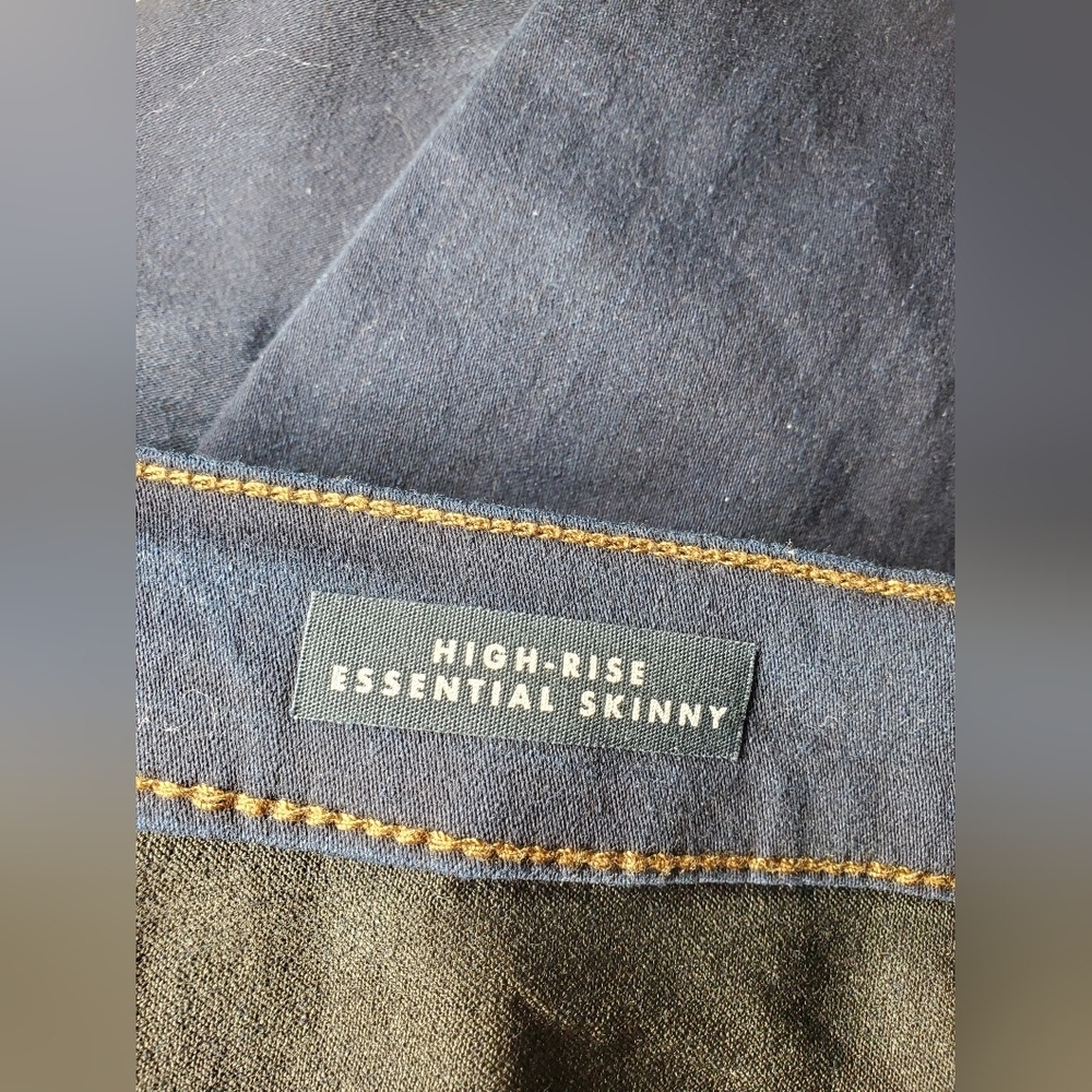 Curve Appeal Dark Wash High-Rise Essential Skinny Jeans Women's Size 14/32 NWOT - Picture 3 of 16
